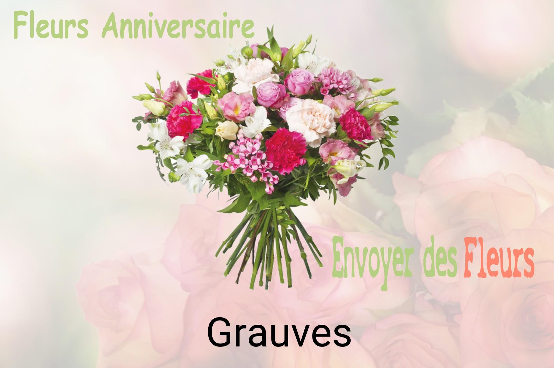 Bouquet de fleurs d’anniversaire livré à Grauves